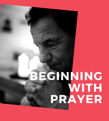 beginning with prayer