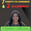 7 Points to Consider when using your prophetic gift and 2 warnings
